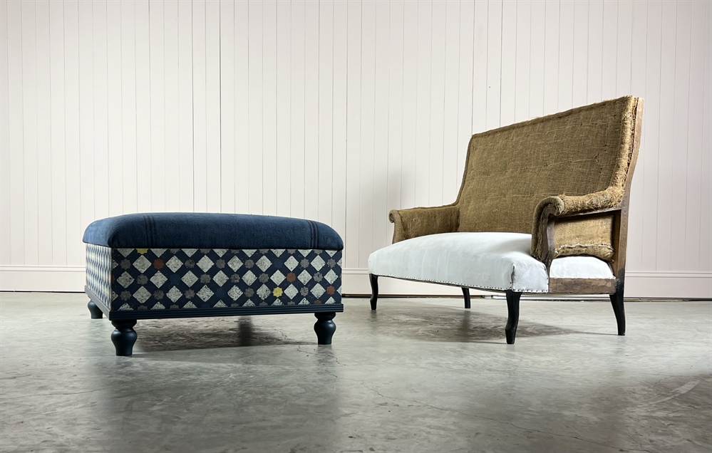 Grain Sack Ottoman - Image 5