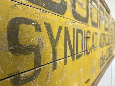 Large Antique French Sign
