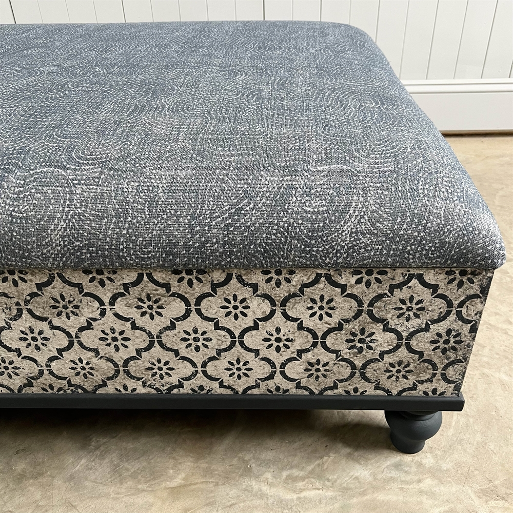 Fermoie Upholstered Ottoman - Image 9