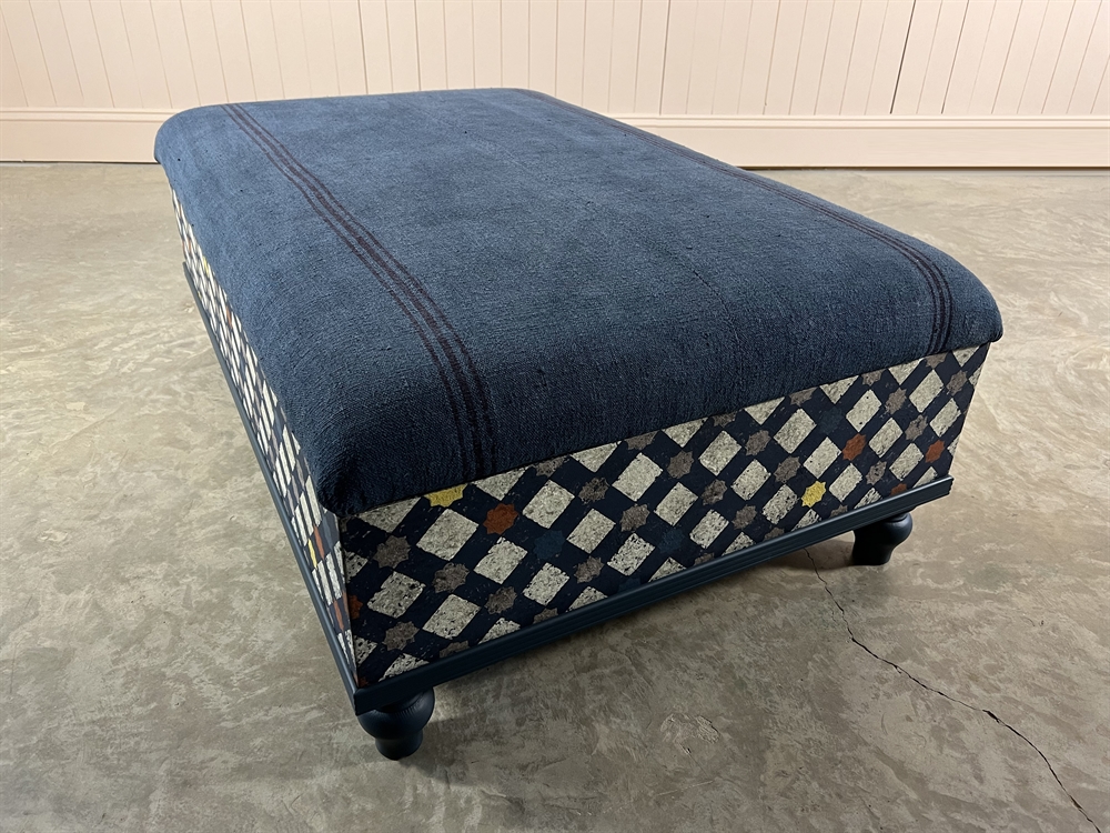 Grain Sack Ottoman - Image 8