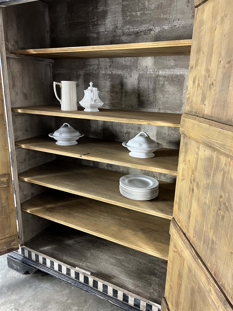 Harlequin Painted Cupboard - Image 8