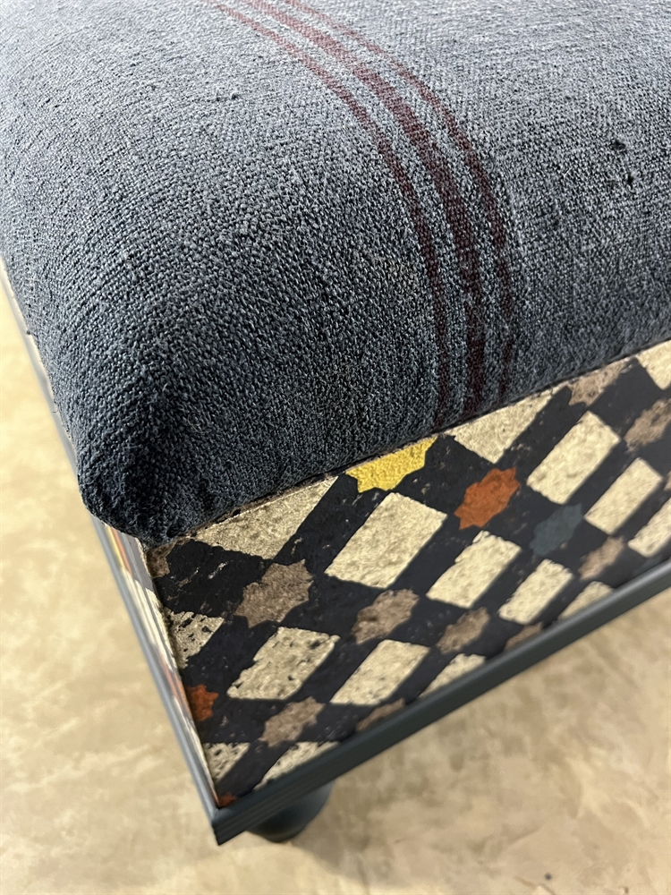 Grain Sack Ottoman - Image 10