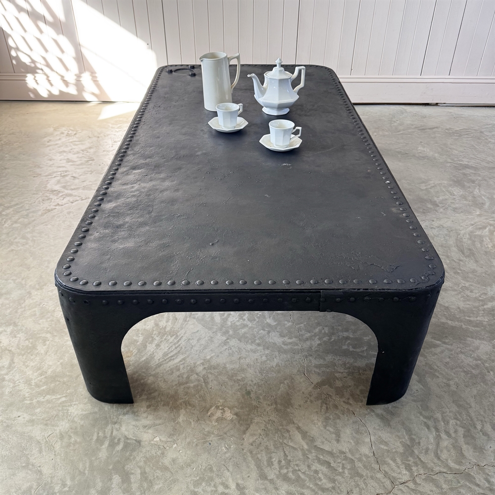Riveted Steel Coffee Table
