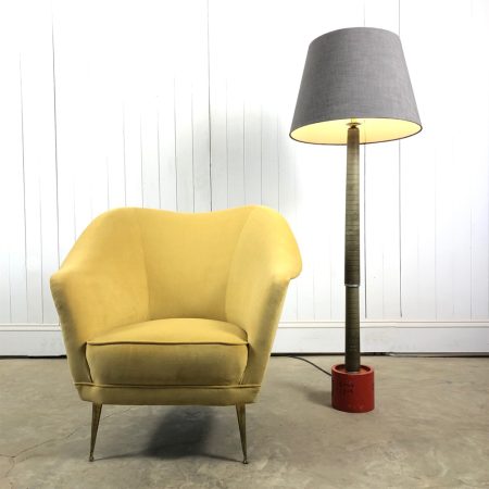 Upcycled Bobbin Lamp