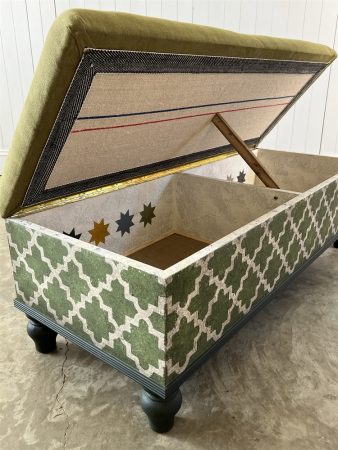 Moorish-Inspired Trellis Bench