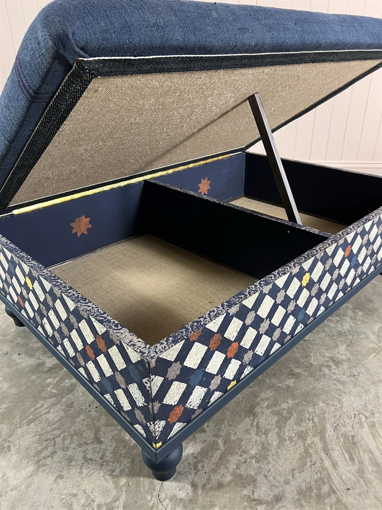 Grain Sack Ottoman - Image 7