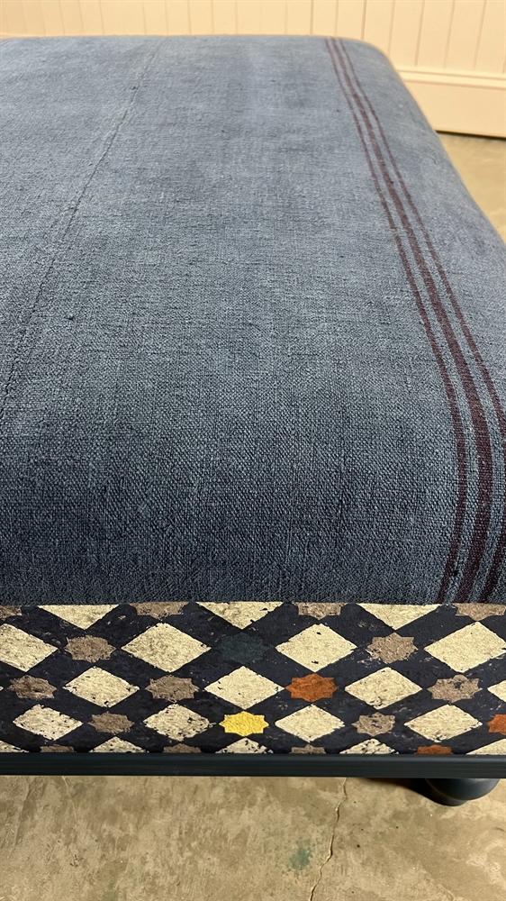 Grain Sack Ottoman - Image 9