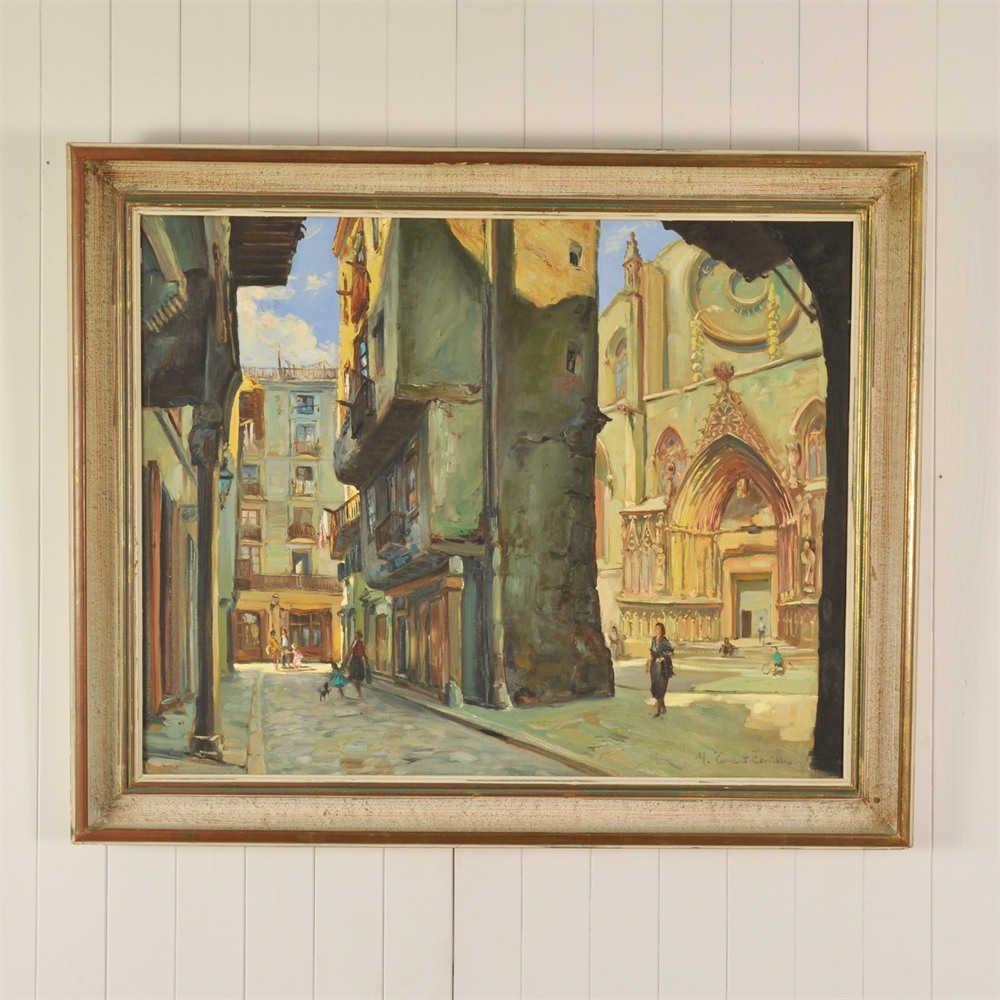 Mid Cent Spanish Painting