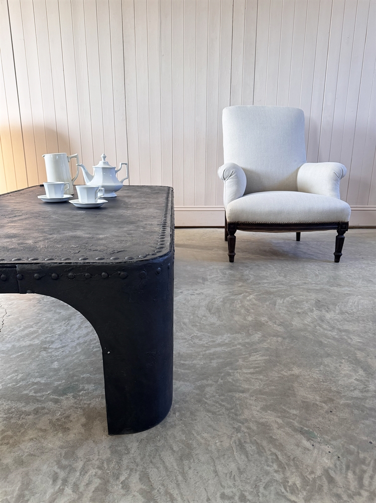 Riveted Steel Coffee Table