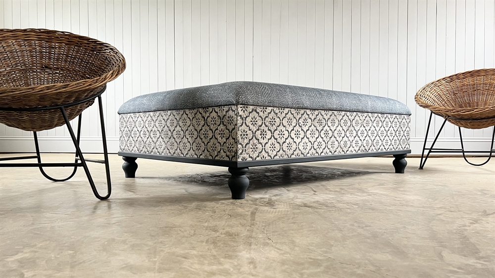 Fermoie Upholstered Ottoman - Image 4