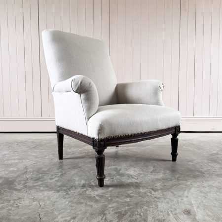 Upholstered French Armchair