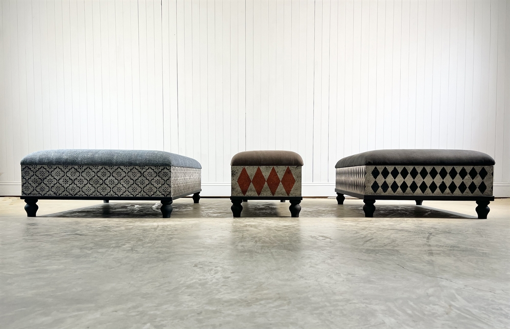 Fermoie Upholstered Ottoman - Image 10