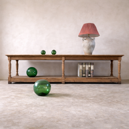 Antique Oak Drapers Table