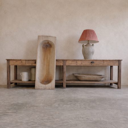 large vintage drapers table main view