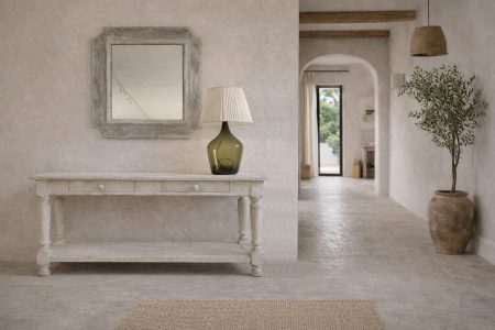 Painted Oak Drapers Table